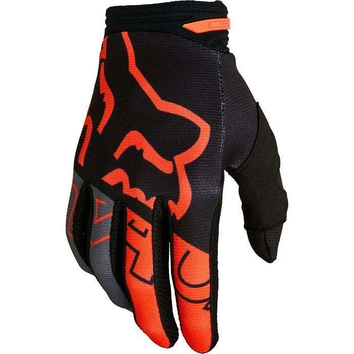 Fox 180 Skew Black/Orange мотоперчатки