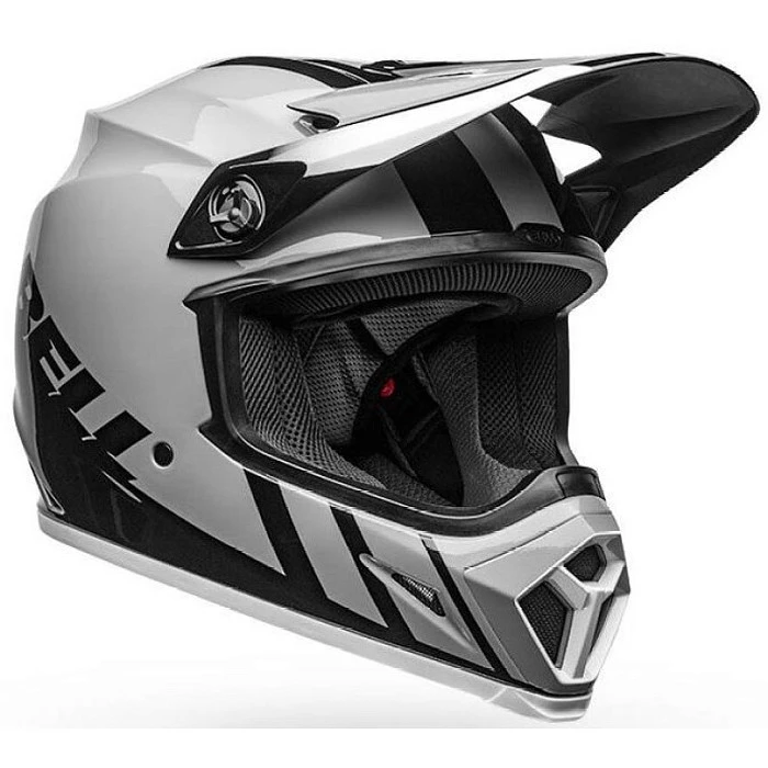 Bell MX-9 Mips Dash Gloss Gray /Black /White шлем кроссовый