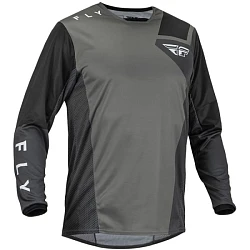 Fly Racing Kinetic Jet джерси, серо-черный
