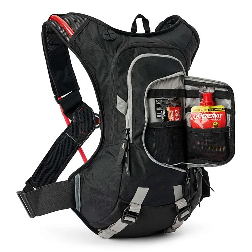 USWE Raw 8L Hydration Pack (3L) Carbon Black рюкзак-гидропак, черный