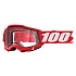 100% Accuri 2 Enduro Neon Red / Clear Dual Lens мотоочки