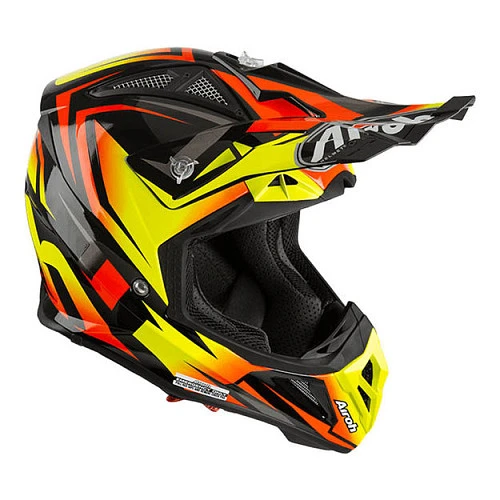 Airoh Aviator 2.3 шлем внедорожный, оранжево-черно-желтый