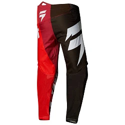 Shift White Tarmac Youth 2018 мотоштаны подростковые, красно-черный