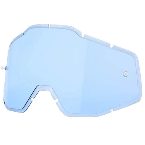 100% Racecraft/Accuri/Strata Anti-Fog Injected Blue линза