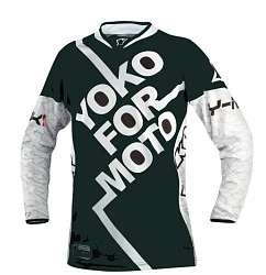 YOKO Y-MX1 Youth джерси подростковая, темно-зелено-белый