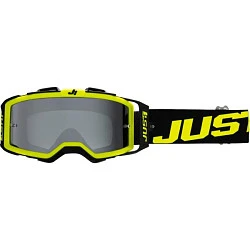 Just1 Nerve Absolute Black Yellow Fluo мотоочки, тонированная линза