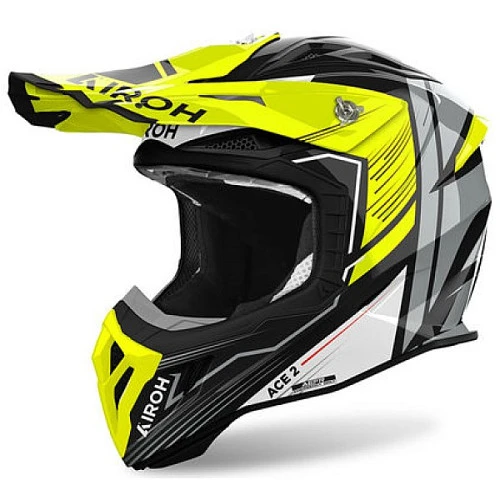 Airoh Aviator Ace 2 Engine Yellow шлем внедорожный, желтый