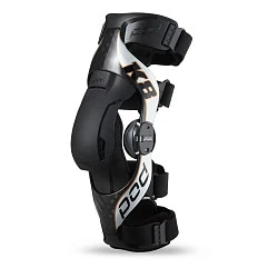 POD MX K8 2.0 Knee Brace наколенники, черно-серебристый