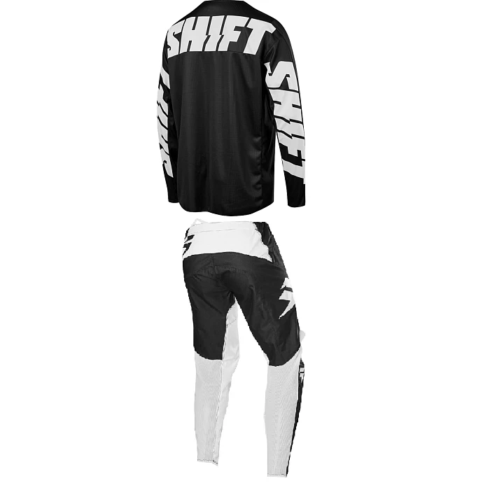 Shift Whit3 Race / York комплект подростковый, черно-белый