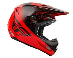 Fly Racing Kinetic K120 2020 шлем кроссовый, красно-черный