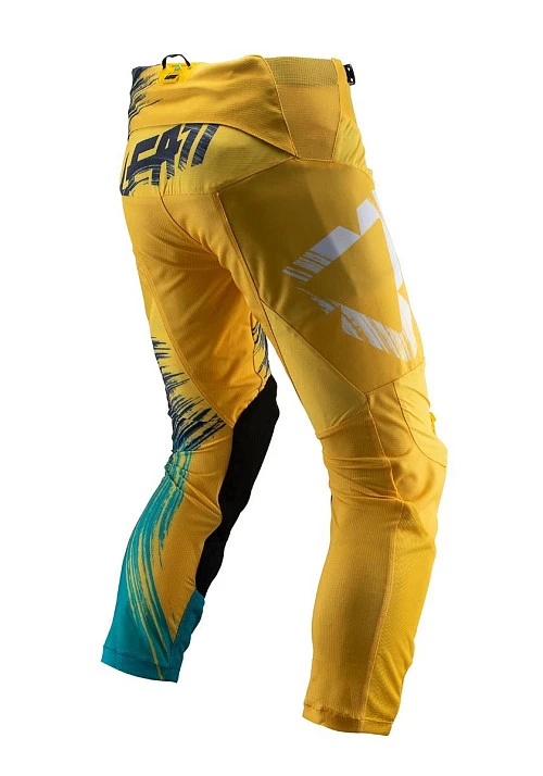 Leatt GPX 4.5 2019 мотоштаны, желто-синий
