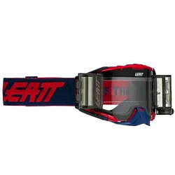 Leatt Velocity 6.5 Roll-Off Red/Blue / Clear 83% мотоочки, двойная линза