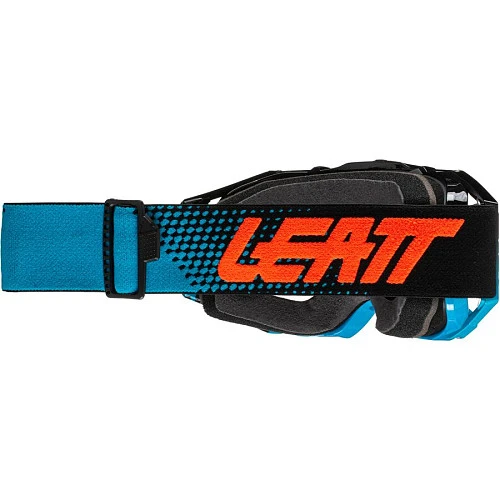 Leatt Velocity 6.5 Neon Bluringe Light Grey 58% мотоочки, двойная линза