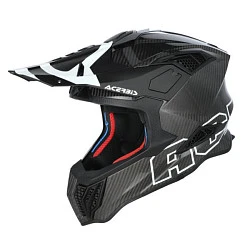 Acerbis Airstrike-C Black/White шлем внедорожный, черно-белый