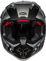 Bell Moto-9 Flex Breakaway Matte Silver/Black шлем кроссовый