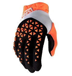 100% Airmatic Orange/Black мотоперчатки, черно-оранжевый
