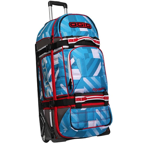 OGIO Rig 9800 сумка на колесах, черно-красно-голубой