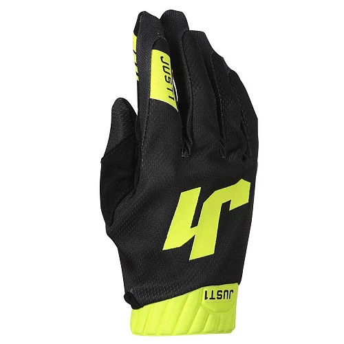 Just1 J-Flex 2.0 Black Yellow Fluo мотоперчатки