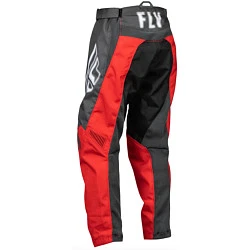 Fly Racing F-16 2023 Grey/Red мотоштаны подростковые