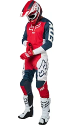 Fox Racing 180 Przm 2019 мотоштаны, красно-темно-синий