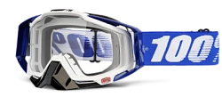 100% Racecraft Cobalt Blue Clear Lens мотоочки, синий