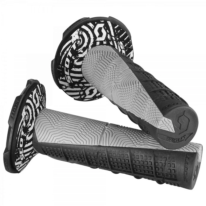 Scott Grips Duece+Donuts двойные грипсы и донаты на руль, черно-серый
