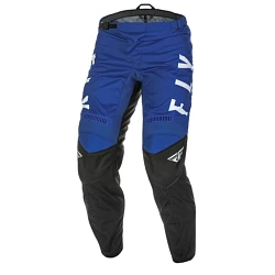 Fly Racing F-16 2022 мотоштаны подростковые, сине-серо-черный