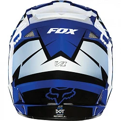Fox Racing V1 Race ECE шлем кроссовый, синий