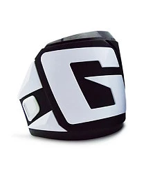 Накладка "G" на верх голенища мотобот Gaerne SG-12, бело-черный, правый