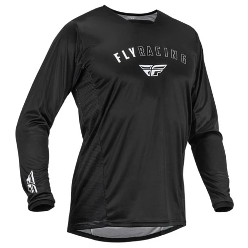 Fly Racing Patrol 2023 Black/White джерси, черно-белый