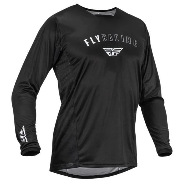 Fly Racing Patrol 2023 Black/White джерси, черно-белый