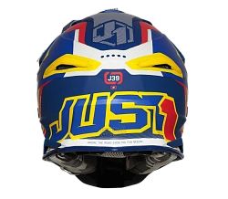 Just1 J39 Reactor Yellow-Blue шлем кроссовый