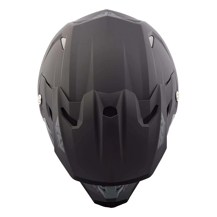 Fly Racing Toxin Solid 2021 шлем кроссовый, черный