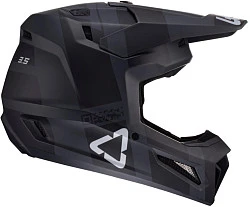 Leatt Kit Moto 3.5 V24 Black шлем кроссовый + Velocity 4.5 мотоочки