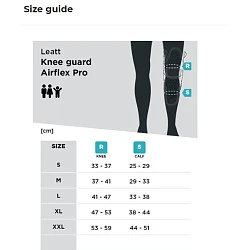 Leatt ReaFlex Hybrid Knee Guard Black наколенники