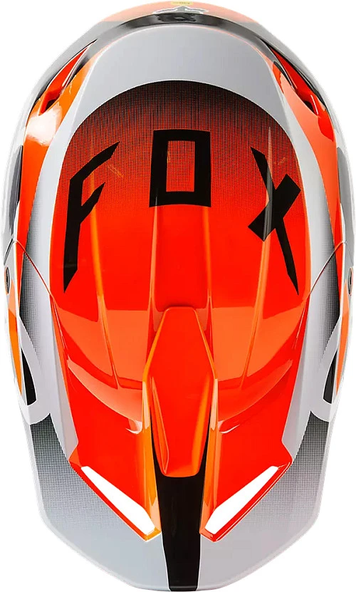 Fox Racing V1 Leed Flow Orange шлем кроссовый