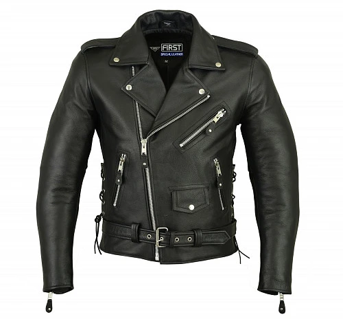 First Brando мотокуртка косуха с защитой, черный
