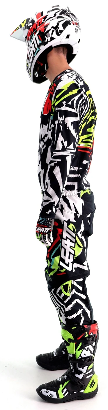 Leatt 3.5 Ride Kit Mini 2023 Zebra комплект детский, мотоштаны + джерси