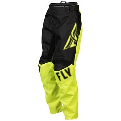 Fly Racing F-16 2023 Black/Hi-Vis мотоштаны подростковые