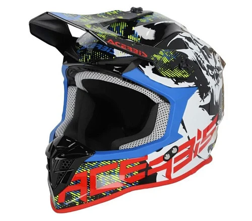 Acerbis Linear 22-06 White/Black шлем внедорожный, бело-черный