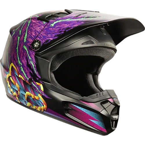 Fox Racing Youth V1 Dragnar шлем подростковый, черный