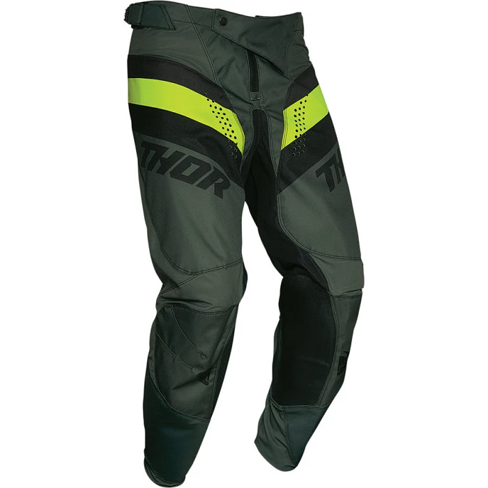 Thor Pulse 2021 Racer Army Green Acid мотоштаны
