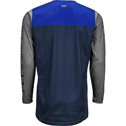Fly Racing Kinetic K121 2021 джерси, сине-фиолетово-серый
