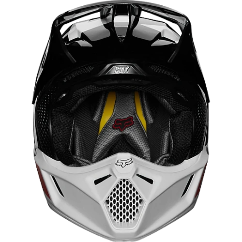Fox Racing V3 Preest LE шлем кроссовый, черно-красный