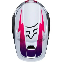Fox Racing V1 Werd 2020 White шлем кроссовый