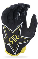 Fly Racing Lite Rockstar 2018 мотоперчатки детские, черно-желтый