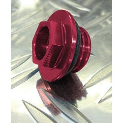 Dice пробка масляная в двигатель универсальная oct-221, красный