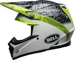 Bell Moto-9 Mips Chief шлем кроссовый, салатово-серый