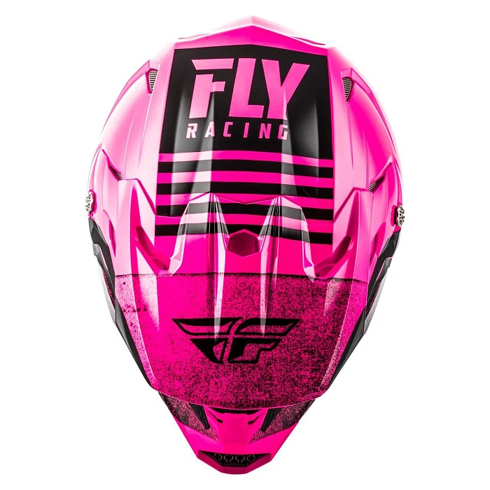 Fly Racing Toxin MIPS Embargo шлем кроссовый, черно-розовый