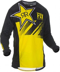 Fly Racing Kinetic Rockstar 2019 джерси, черно-желтый